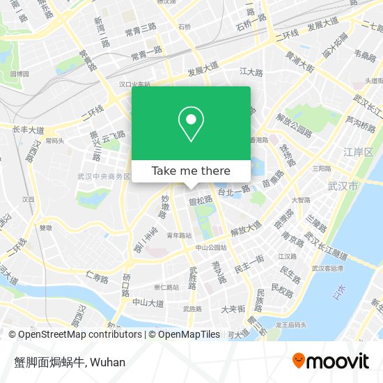 蟹脚面焗蜗牛 map