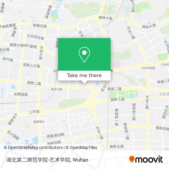 湖北第二师范学院-艺术学院 map