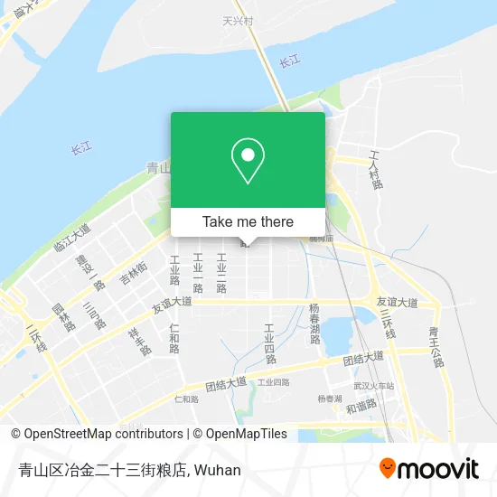 青山区冶金二十三街粮店 map