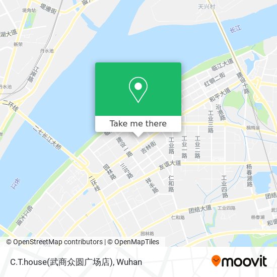 C.T.house(武商众圆广场店) map