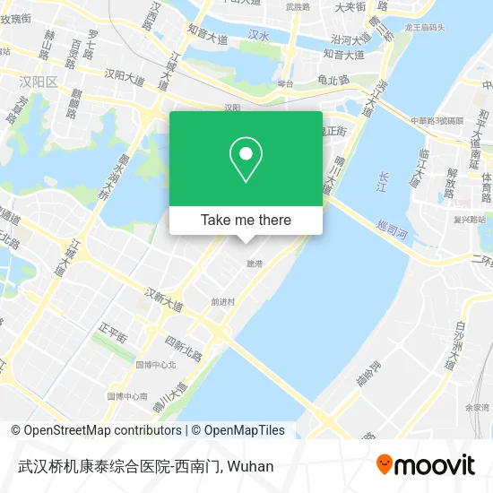 武汉桥机康泰综合医院-西南门 map