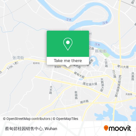 蔡甸碧桂园销售中心 map