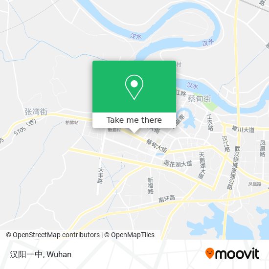 汉阳一中 map