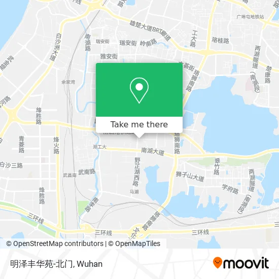 明泽丰华苑-北门 map