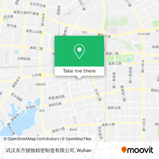 武汉东方骏驰精密制造有限公司 map