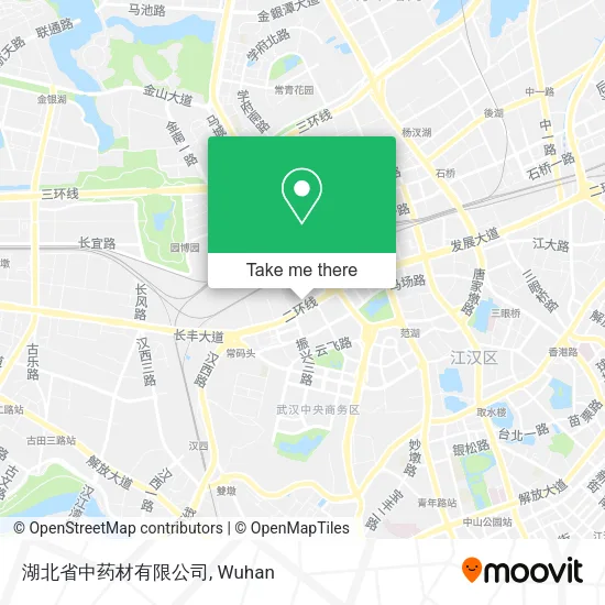 湖北省中药材有限公司 map