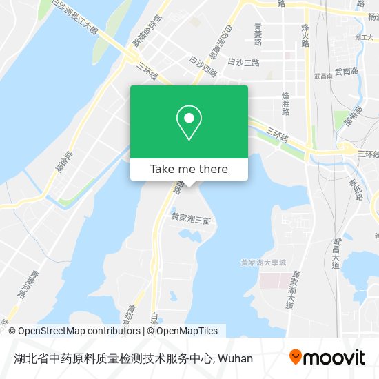 湖北省中药原料质量检测技术服务中心 map