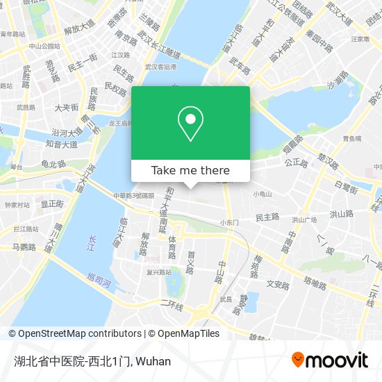 湖北省中医院-西北1门 map
