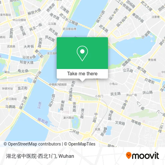 湖北省中医院-西北1门 map