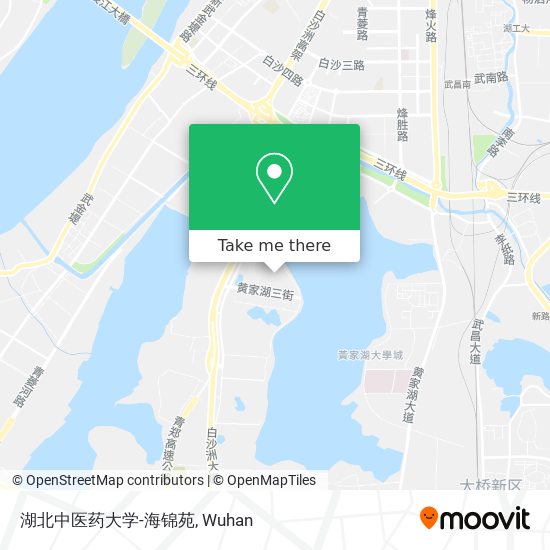 湖北中医药大学-海锦苑 map