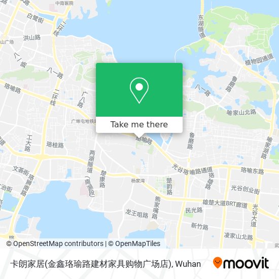 卡朗家居(金鑫珞瑜路建材家具购物广场店) map