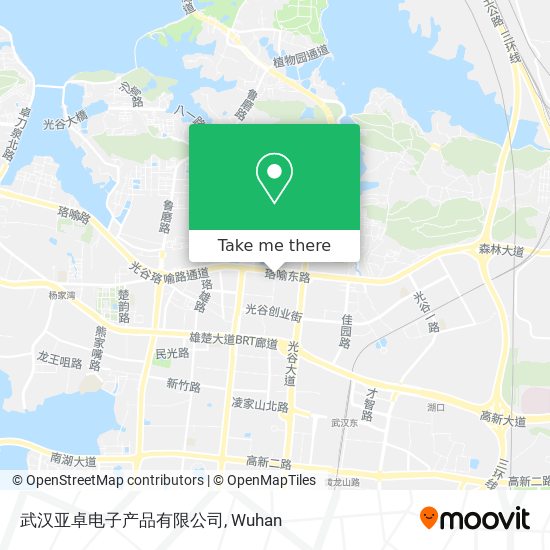武汉亚卓电子产品有限公司 map