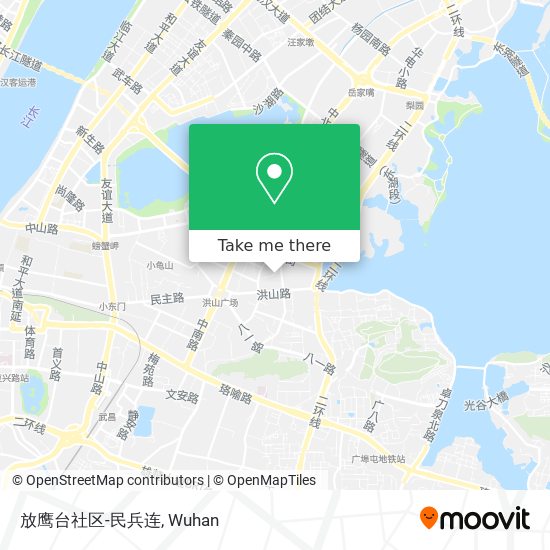 放鹰台社区-民兵连 map