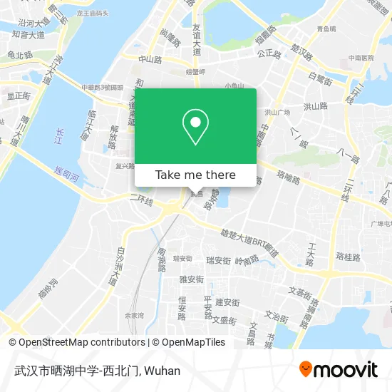 武汉市晒湖中学-西北门 map