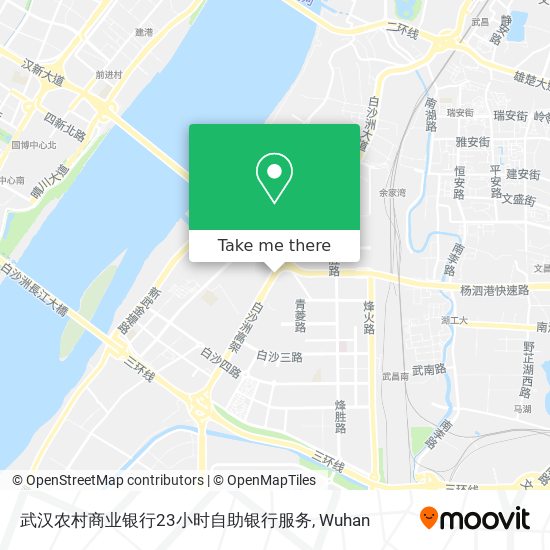 武汉农村商业银行23小时自助银行服务 map
