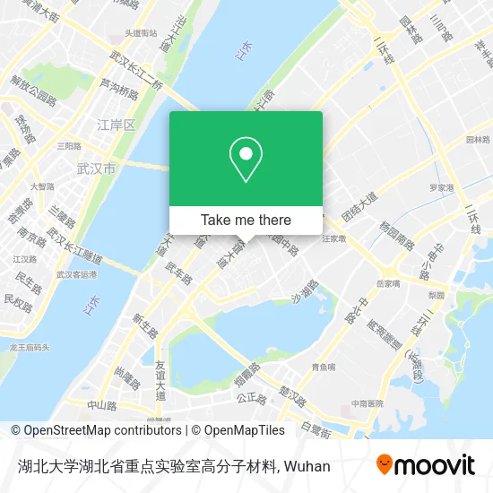 湖北大学湖北省重点实验室高分子材料 map