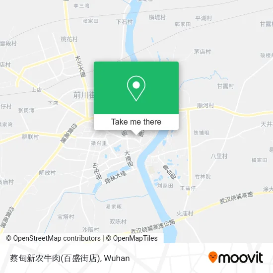 蔡甸新农牛肉(百盛街店) map