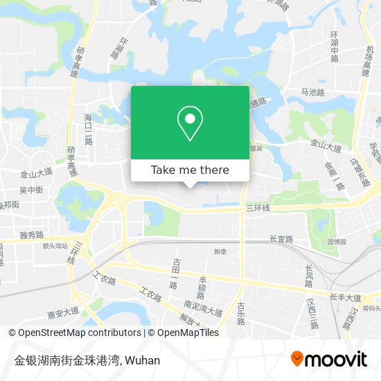 金银湖南街金珠港湾 map