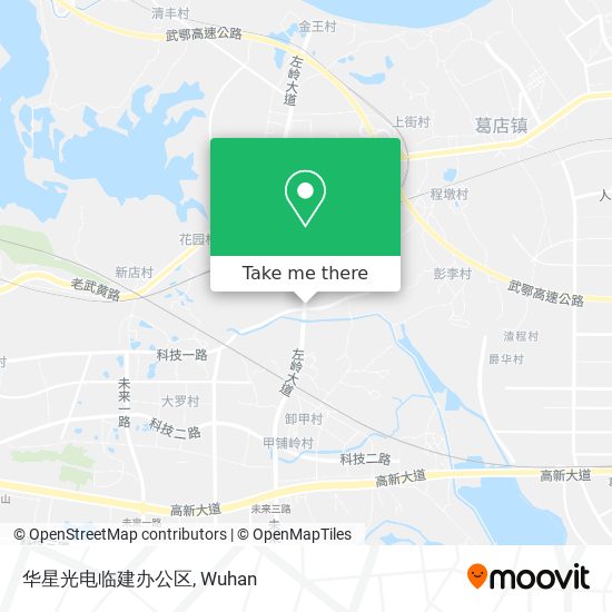 华星光电临建办公区 map