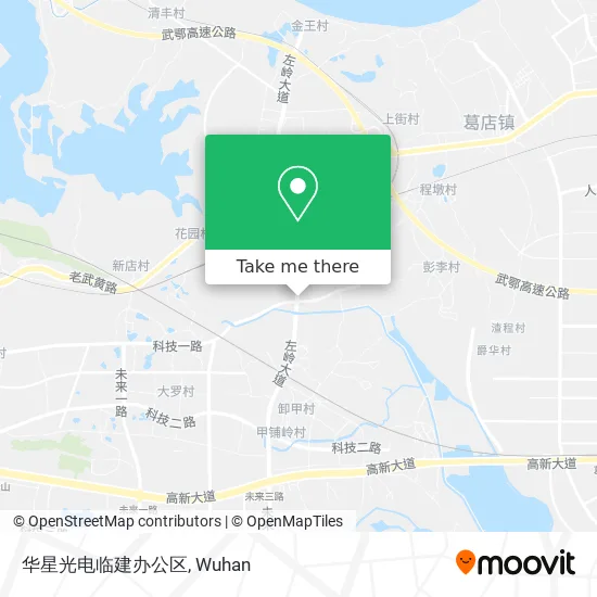 华星光电临建办公区 map