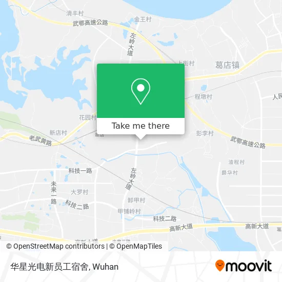 华星光电新员工宿舍 map