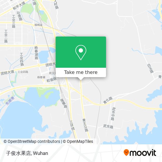 子俊水果店 map