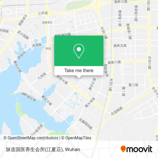 脉道国医养生会所(江夏店) map