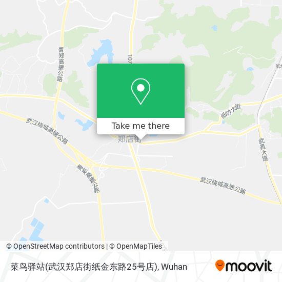 菜鸟驿站(武汉郑店街纸金东路25号店) map