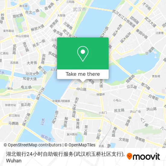 湖北银行24小时自助银行服务(武汉积玉桥社区支行) map
