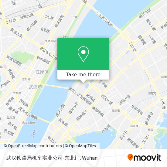 武汉铁路局机车实业公司-东北门 map