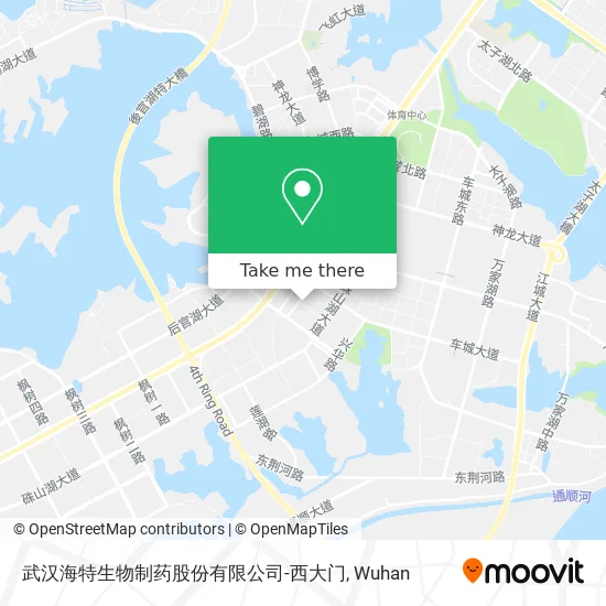 武汉海特生物制药股份有限公司-西大门 map