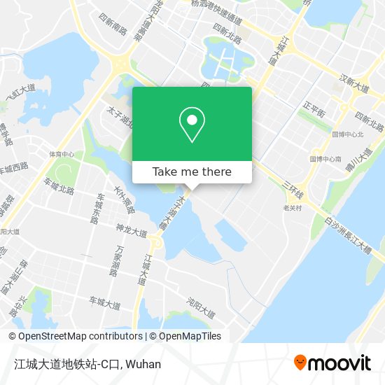 江城大道地铁站-C口 map