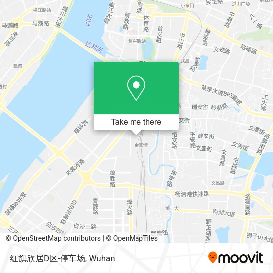 红旗欣居D区-停车场 map