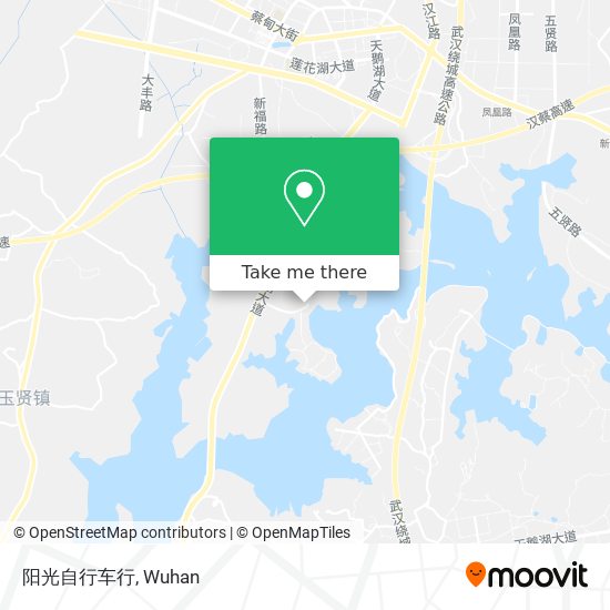 阳光自行车行 map