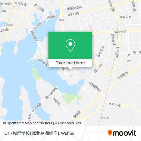 J17舞蹈学校(藏龙岛湖经店) map