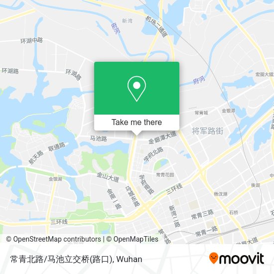 常青北路/马池立交桥(路口) map