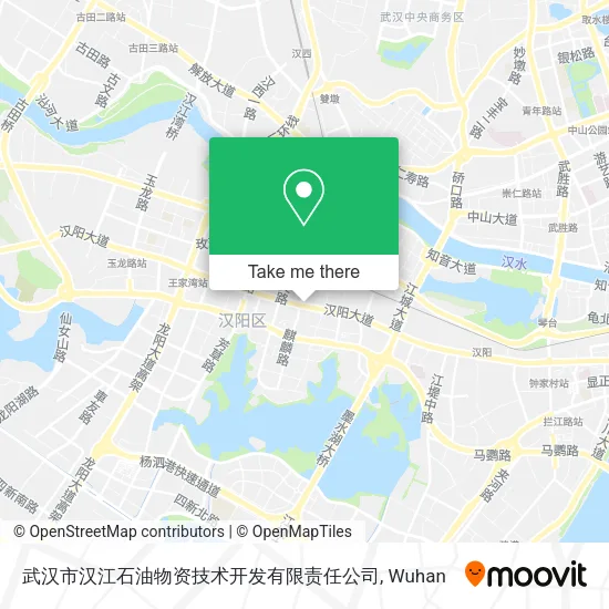 武汉市汉江石油物资技术开发有限责任公司 map