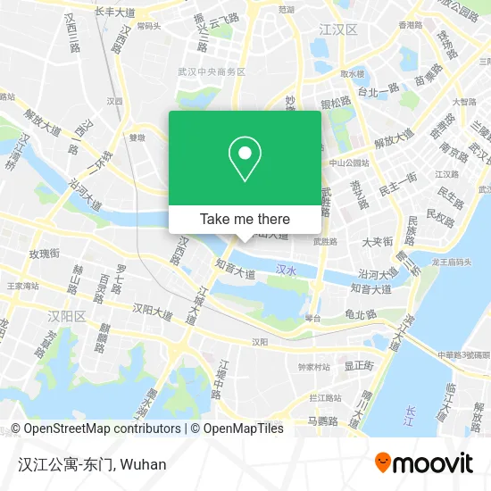 汉江公寓-东门 map