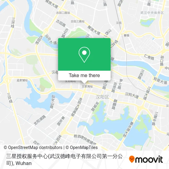三星授权服务中心(武汉德峰电子有限公司第一分公司) map