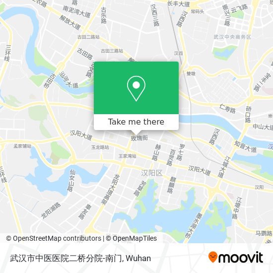 武汉市中医医院二桥分院-南门 map