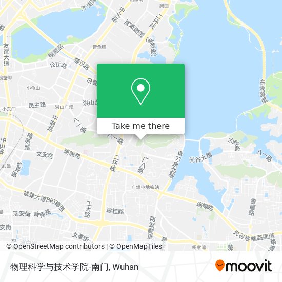 物理科学与技术学院-南门 map