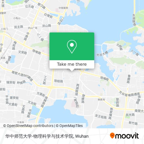 华中师范大学-物理科学与技术学院 map