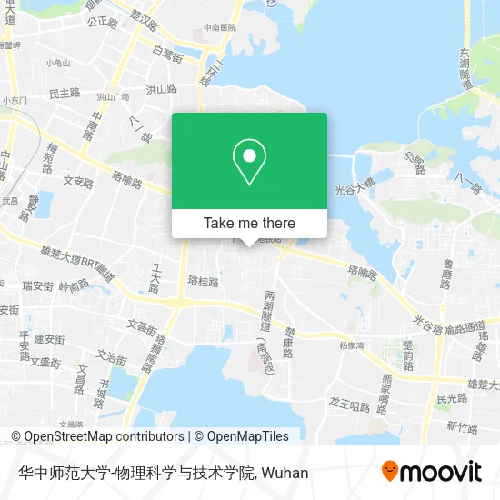 华中师范大学-物理科学与技术学院 map