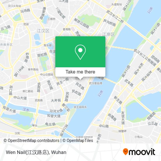Wen Nail(江汉路店) map