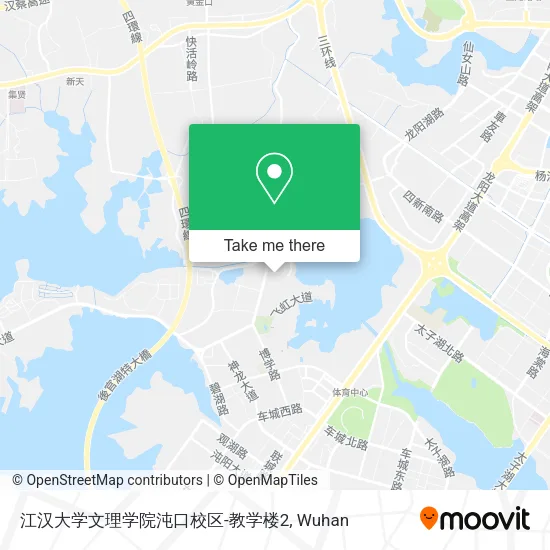 江汉大学文理学院沌口校区-教学楼2 map
