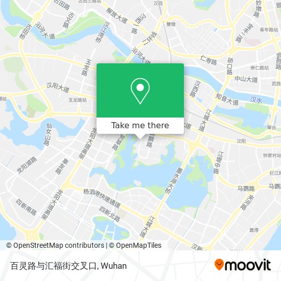 百灵路与汇福街交叉口 map