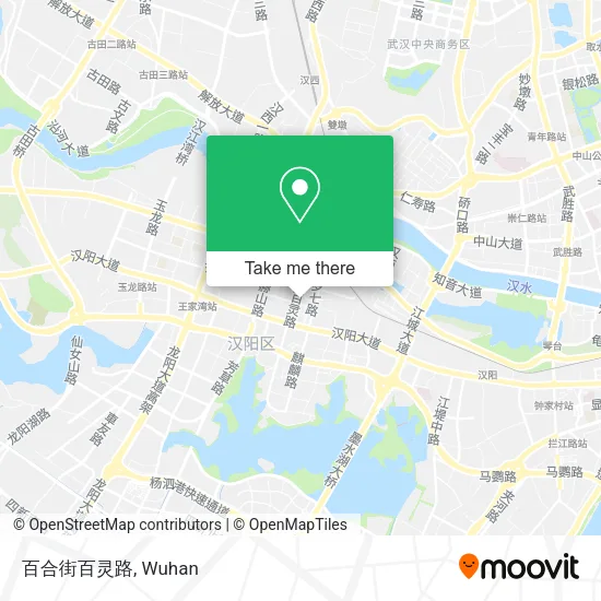 百合街百灵路 map