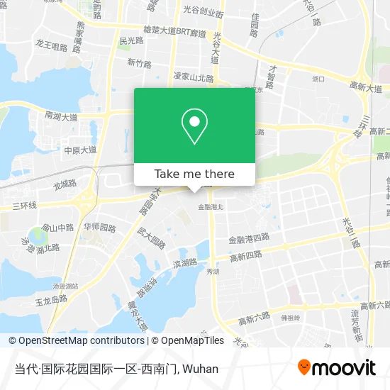 当代·国际花园国际一区-西南门 map