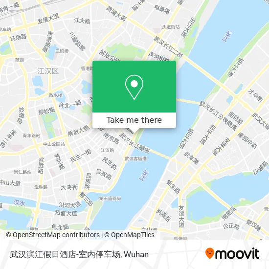 武汉滨江假日酒店-室内停车场 map