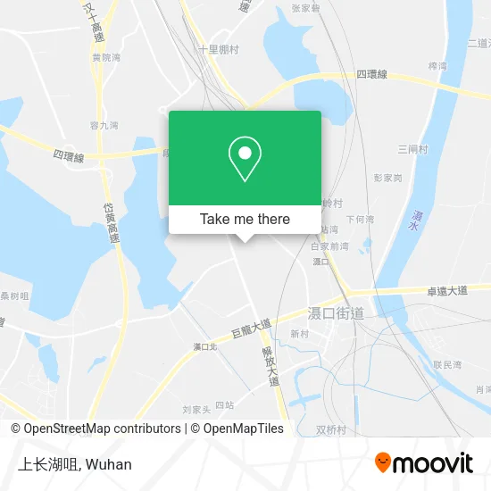 上长湖咀 map